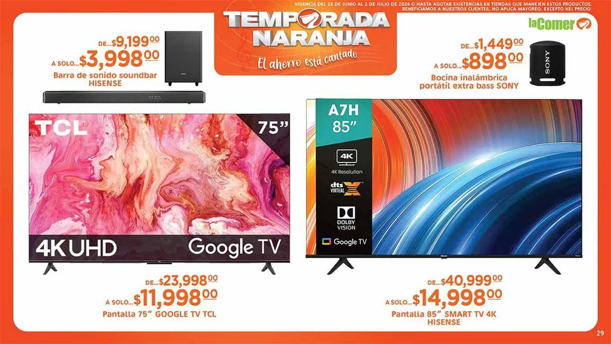 Catálogo de Temporada Naranja 26 de junio al 2 de julio 2024 - Pagina 29