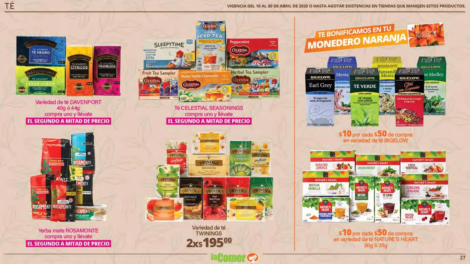 Catálogo de Catálogo La Comer 18 de abril al 30 de abril 2025 - Pagina 27