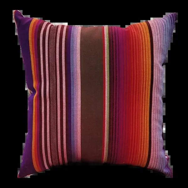 Cojín decorativo mantel arcoíris