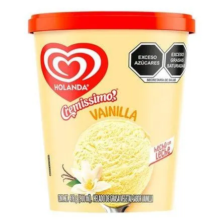 Helado Holanda Vainilla 900 ml