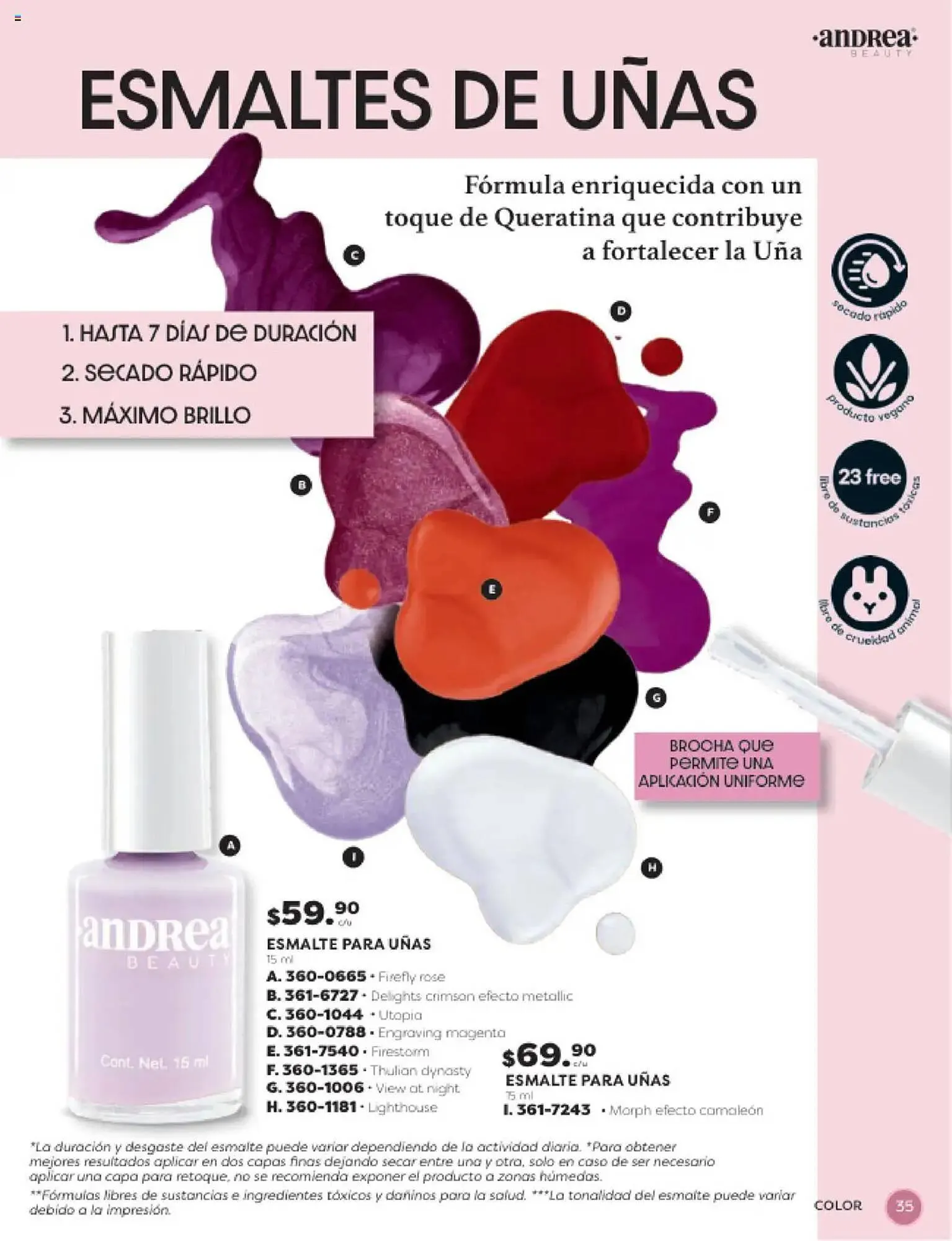Catálogo de Catálogo Andrea 13 de julio al 24 de agosto 2025 - Pagina 35