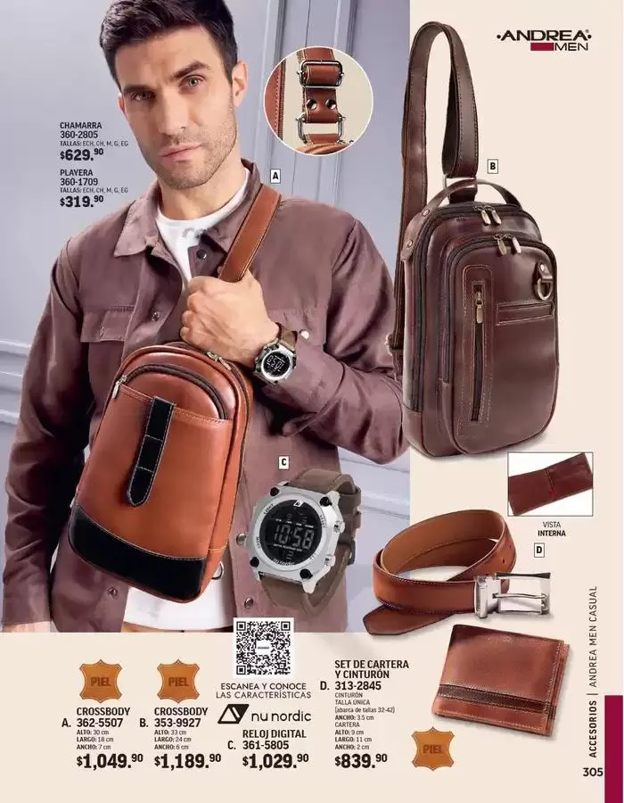 Catálogo de ANDREA - ACCESORIOS CABALLERO 26 de agosto al 25 de enero 2025 - Pagina 22