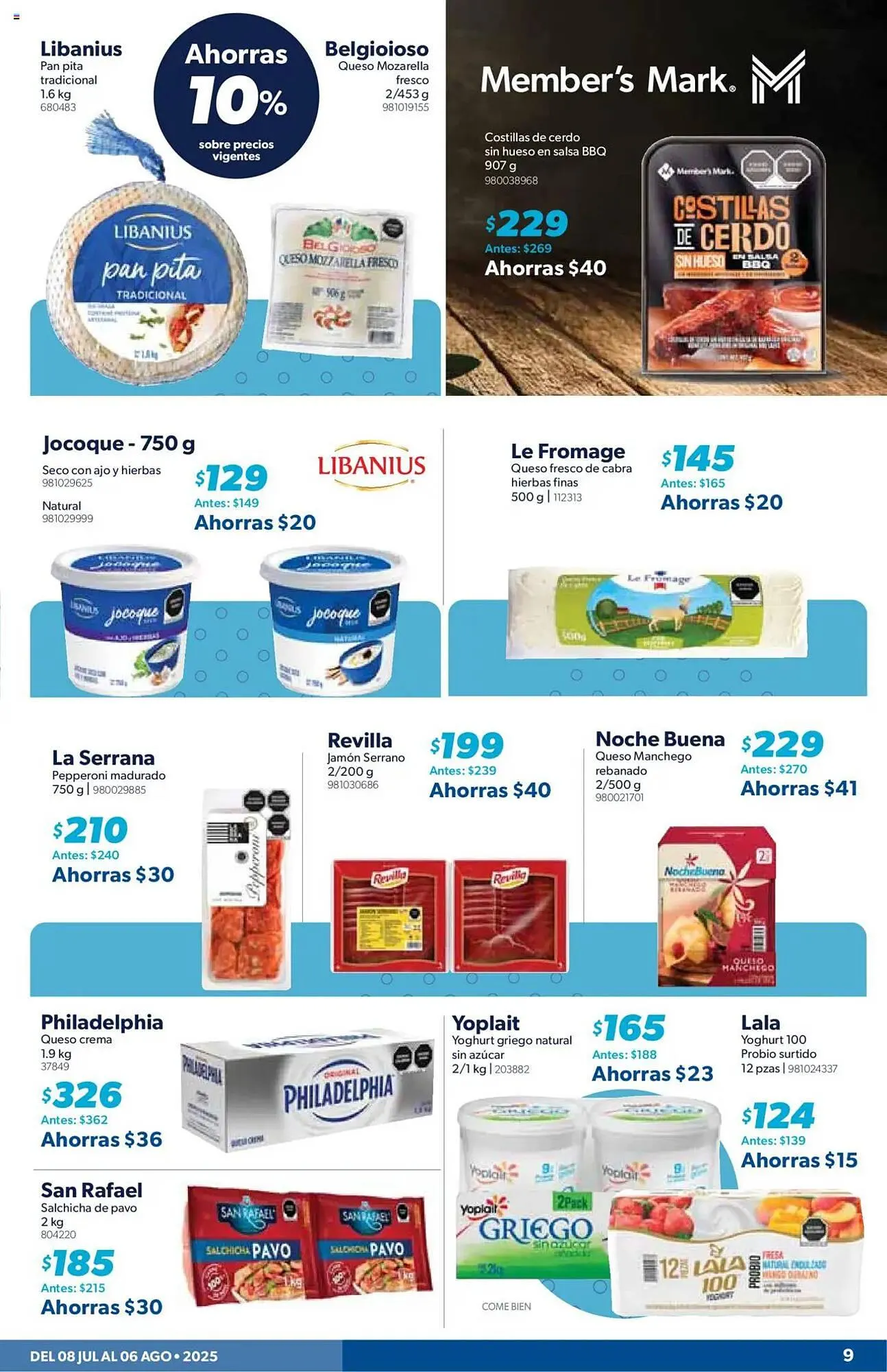 Catálogo de Catálogo Sam's Club 8 de julio al 7 de agosto 2025 - Pagina 9