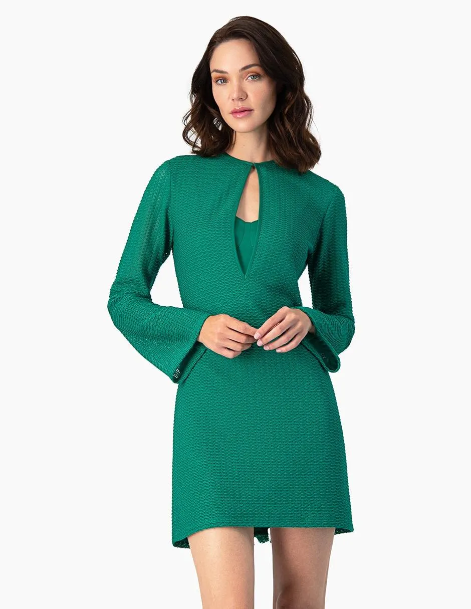 Vestido corto casual Ivonne escote regular