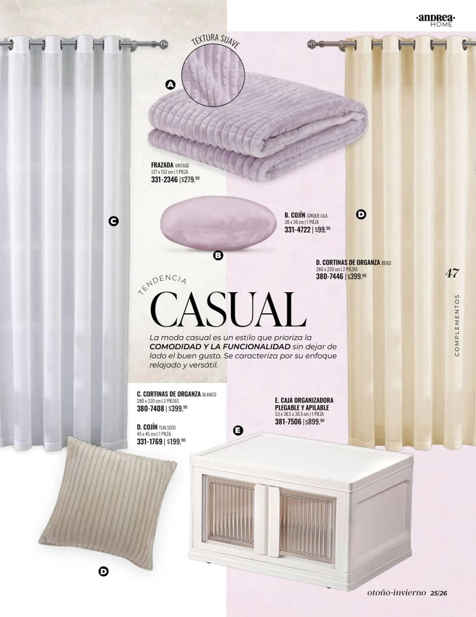 Catálogo de Catálogo Andrea 14 de enero al 31 de enero 2026 - Pagina 47