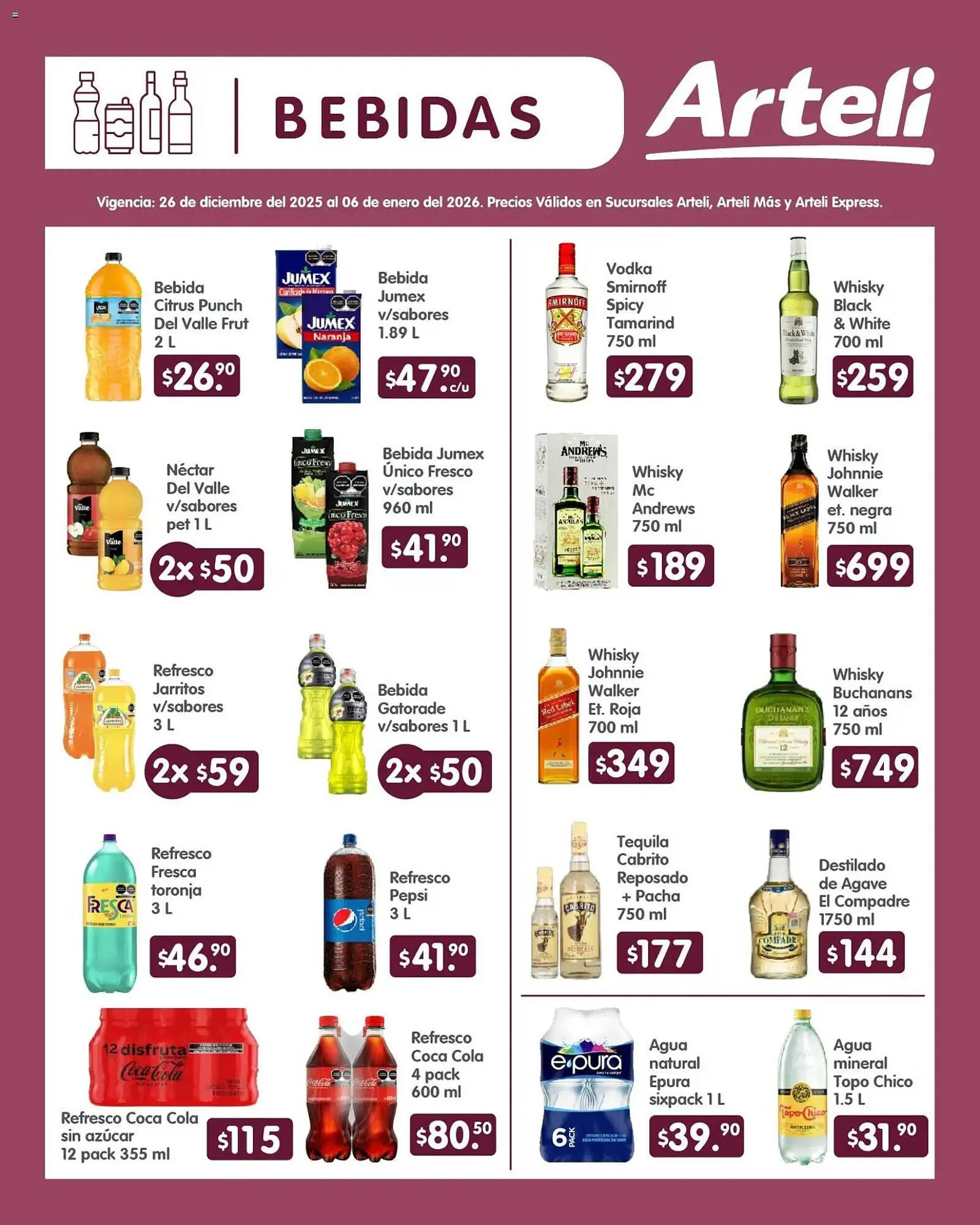 Catálogo de Folleto Arteli 26 de diciembre al 6 de enero 2026 - Pagina 6