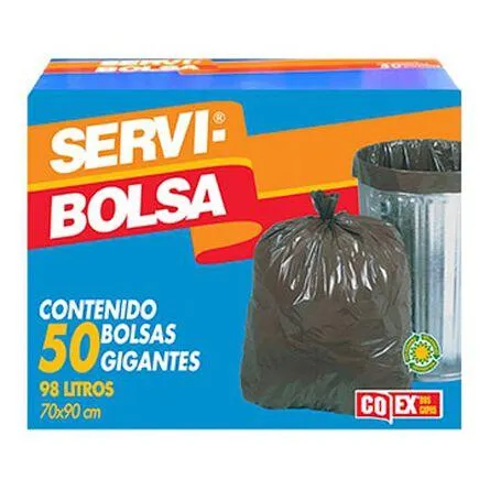 Bolsas para Basura Gigantes Servibolsa 50 pzas