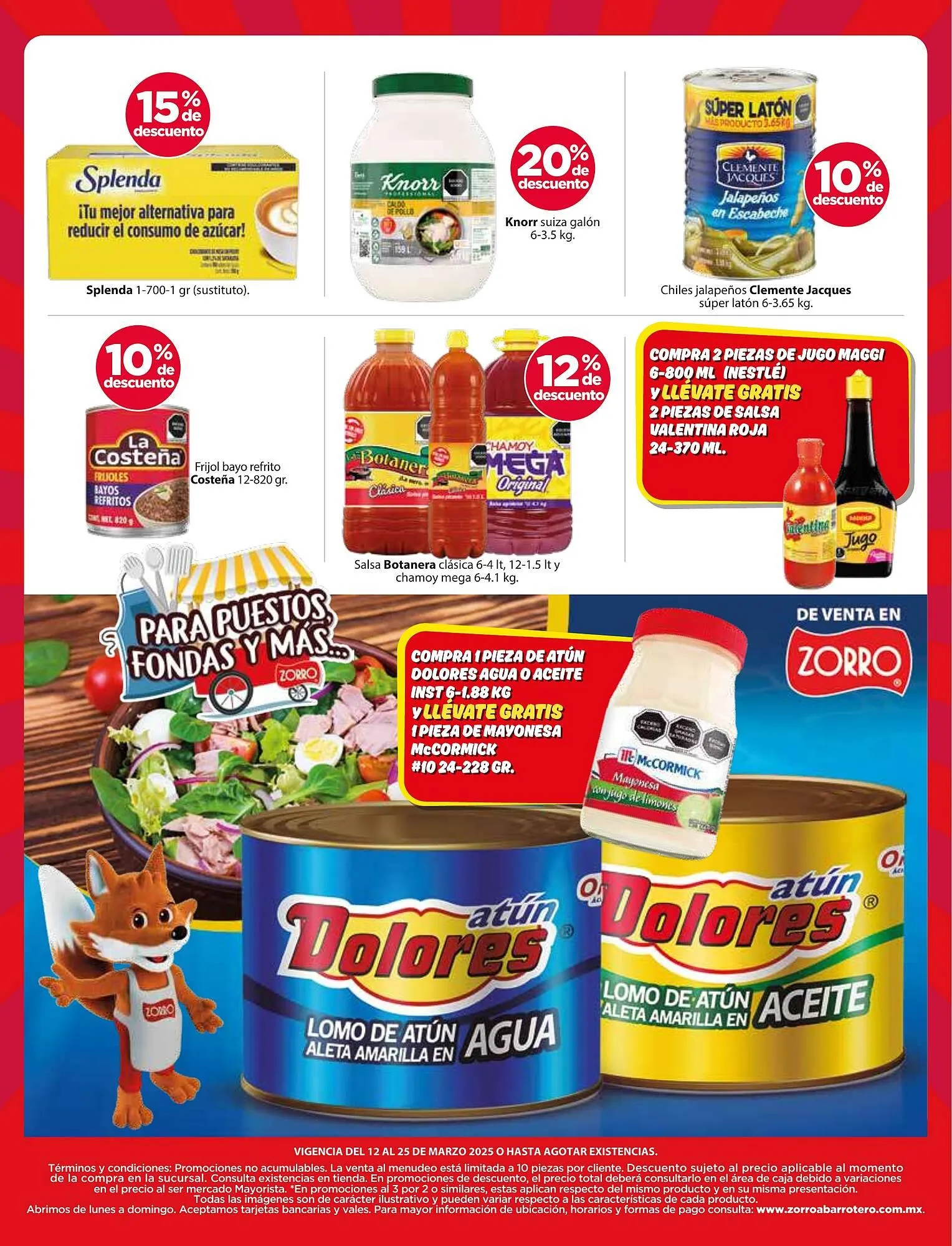 Catálogo de Catálogo Zorro 12 de marzo al 25 de marzo 2025 - Pagina 14