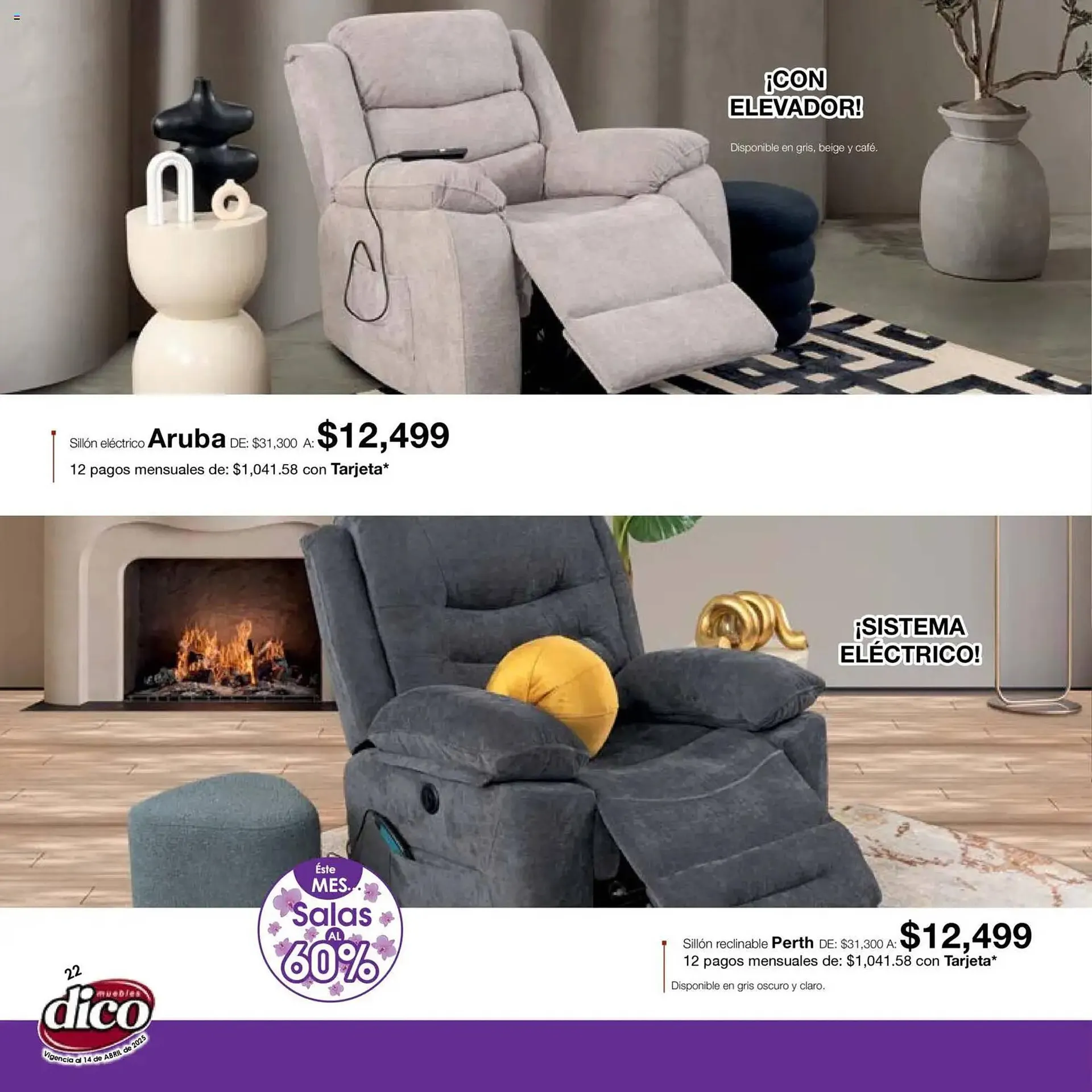 Catálogo de Catálogo Muebles Dico 15 de abril al 30 de abril 2026 - Pagina 22