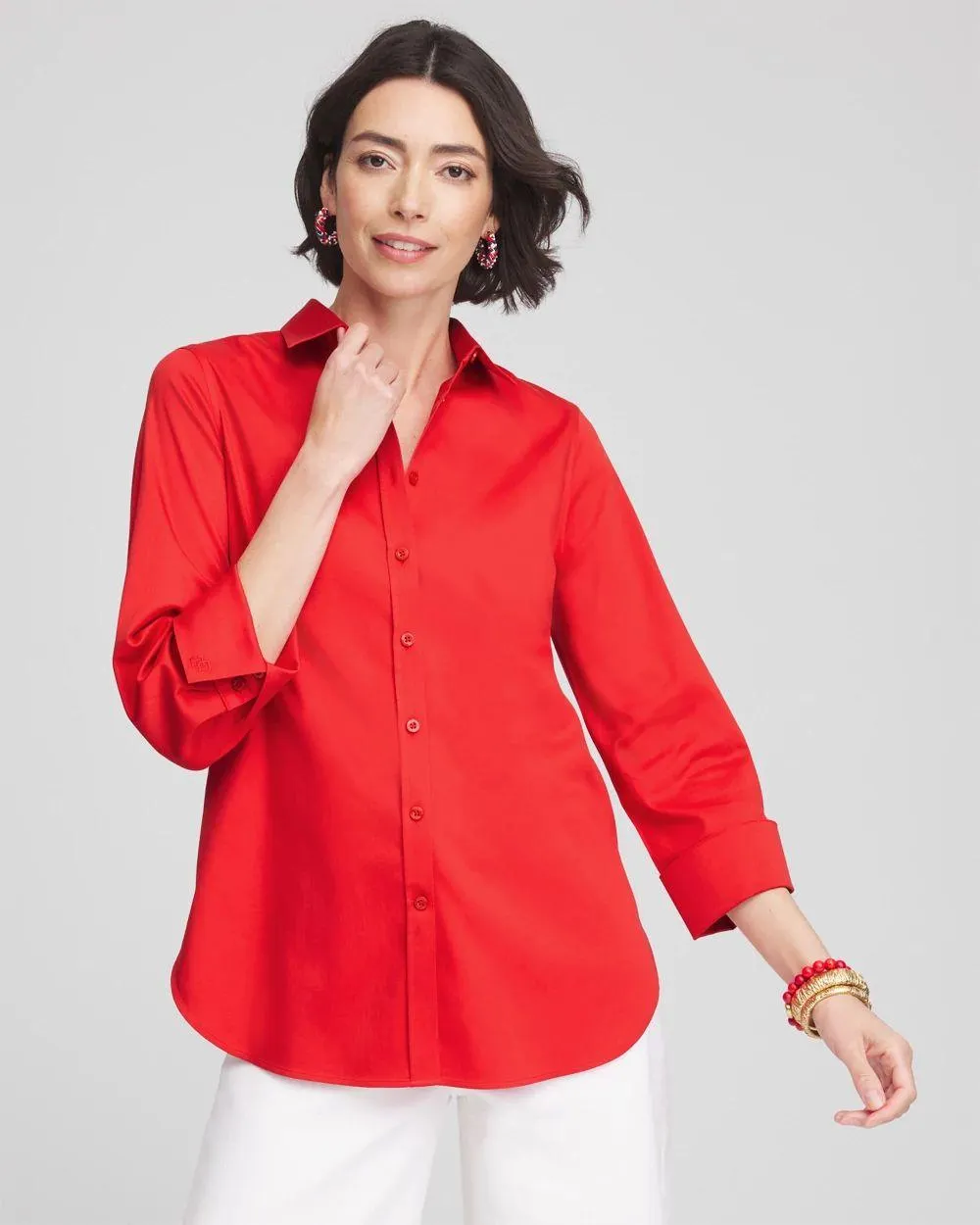 3/4 Sleeve Stretch Shirt