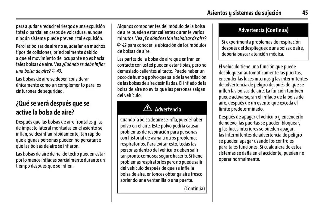 Catálogo de BrightDrop 400 Y BrightDrop 600 Manual del propietario 22 de enero al 31 de diciembre 2025 - Pagina 46