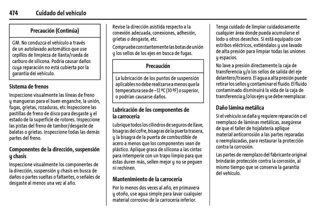 Catálogo de Cheyenne 2025 Manual del propietario 22 de enero al 31 de diciembre 2025 - Pagina 475