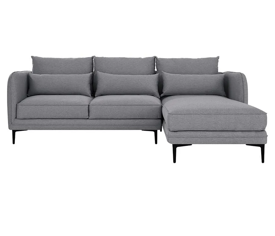 Esquinera Derecha 3 cuerpos Marina - Gris Obscuro