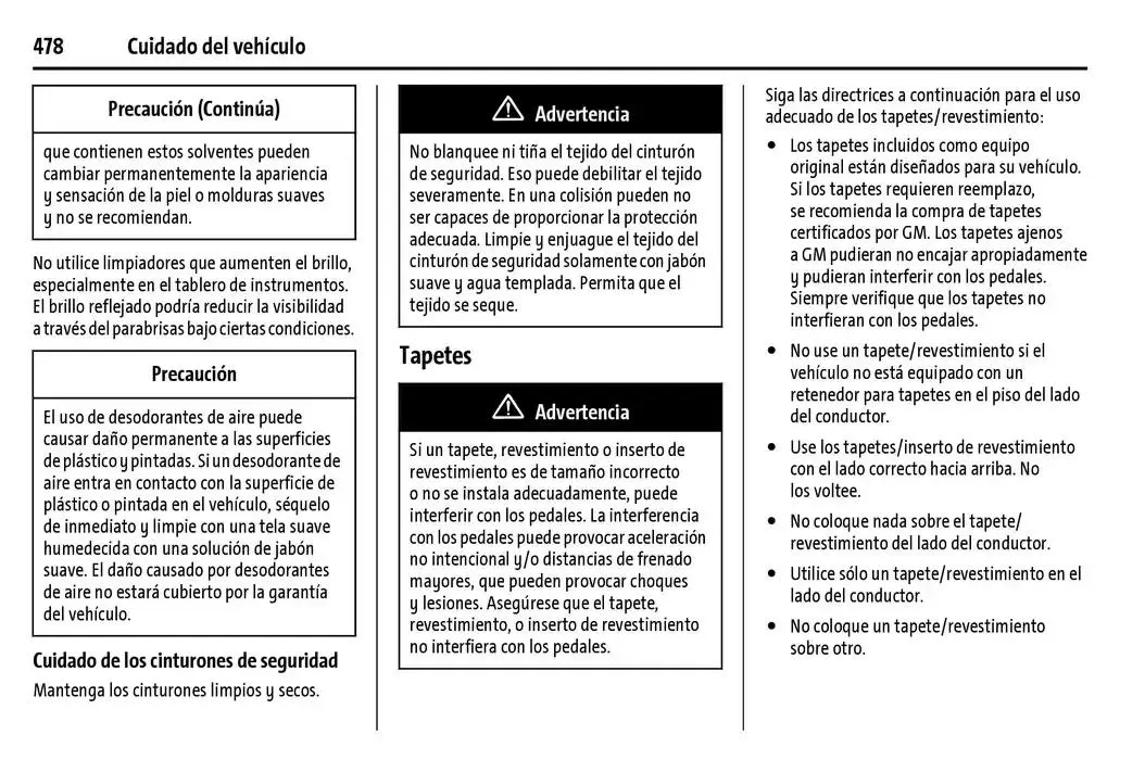Catálogo de Cheyenne 2025 Manual del propietario 22 de enero al 31 de diciembre 2025 - Pagina 479