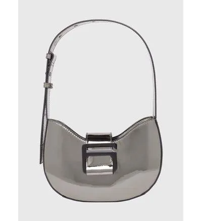 Bolsa Calvin Klein Shoulder Mujer Plateado Bolsa Calvin Klein Shoulder Mujer Plateado