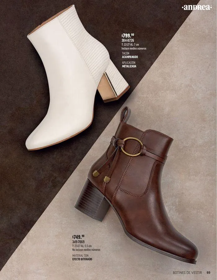 Catálogo de ANDREA - CALZADO DAMA 26 de agosto al 25 de enero 2025 - Pagina 165