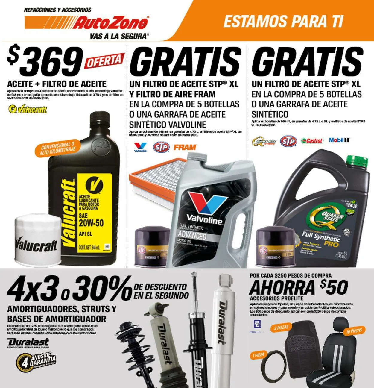 Catálogo de AutoZone 27 de agosto al 16 de septiembre 2023 - Pagina 1