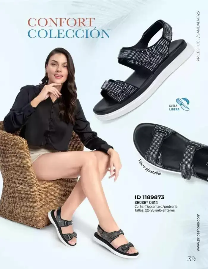 Catálogo de SANDALIAS | CONFORT | 2025 | 1E 11 de marzo al 31 de agosto 2025 - Pagina 39
