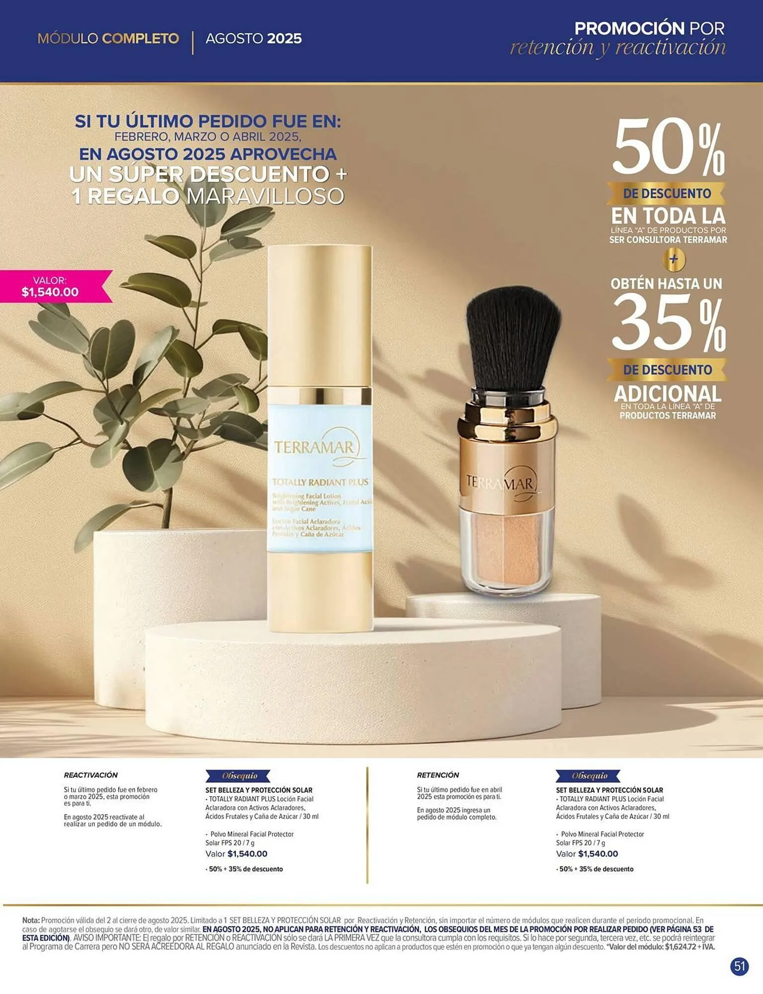 Catálogo de Catálogo Terramar Brands 1 de agosto al 31 de agosto 2025 - Pagina 51