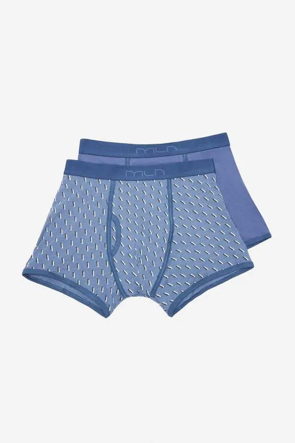 Boxer algodón estampado