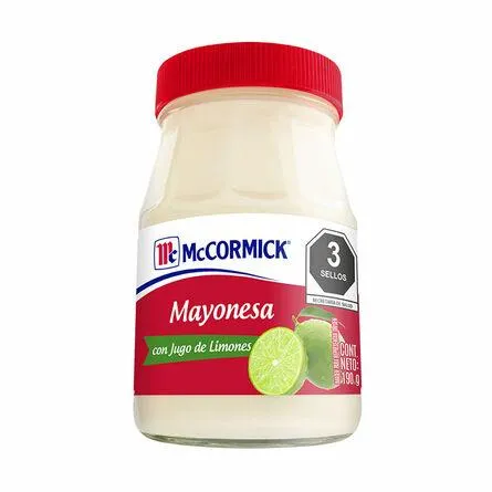 Mayonesa McCormick Con Jugo De Limón 190 g