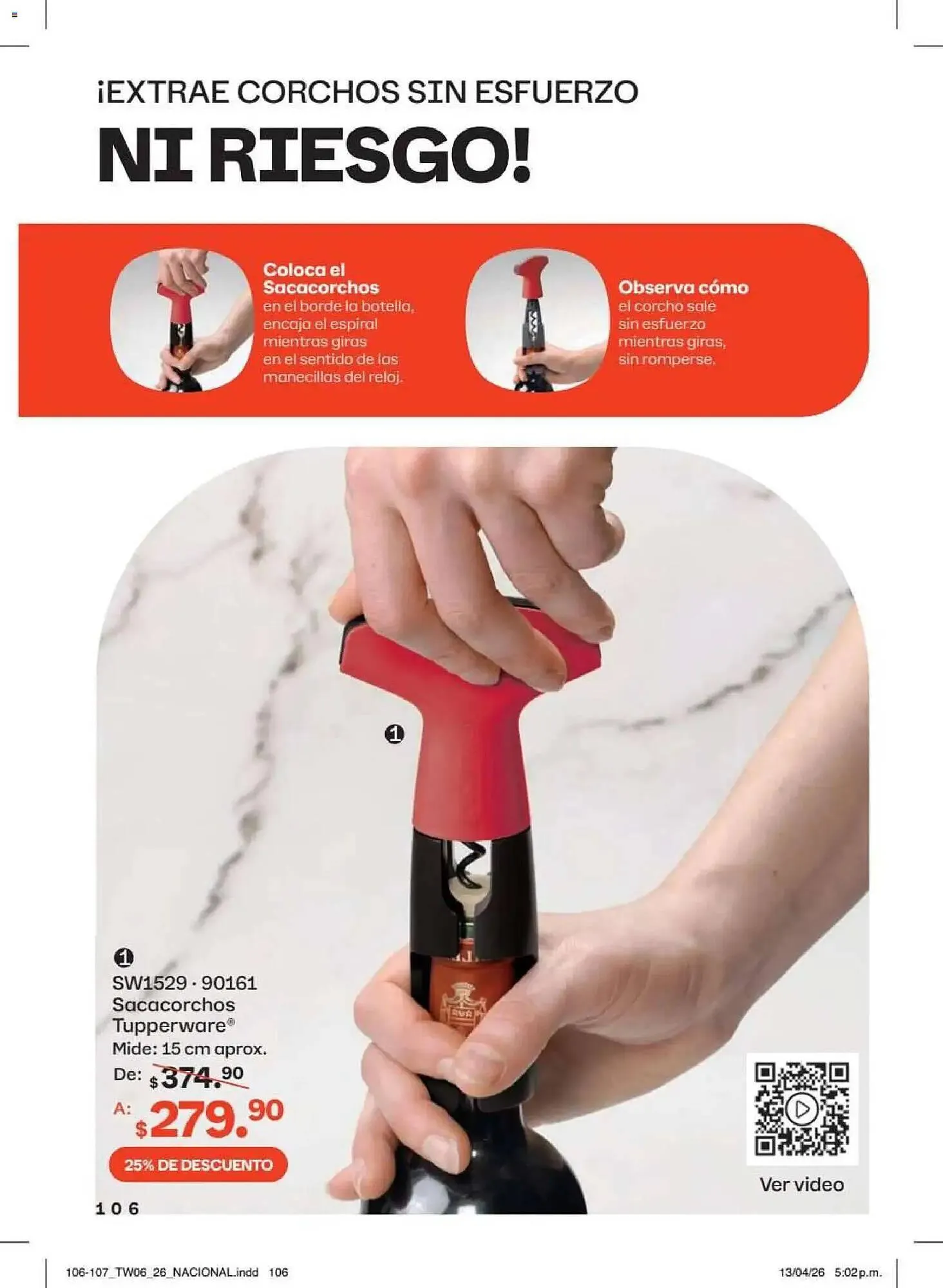 Catálogo de Catálogo Tupperware 18 de mayo al 14 de junio 2026 - Pagina 106