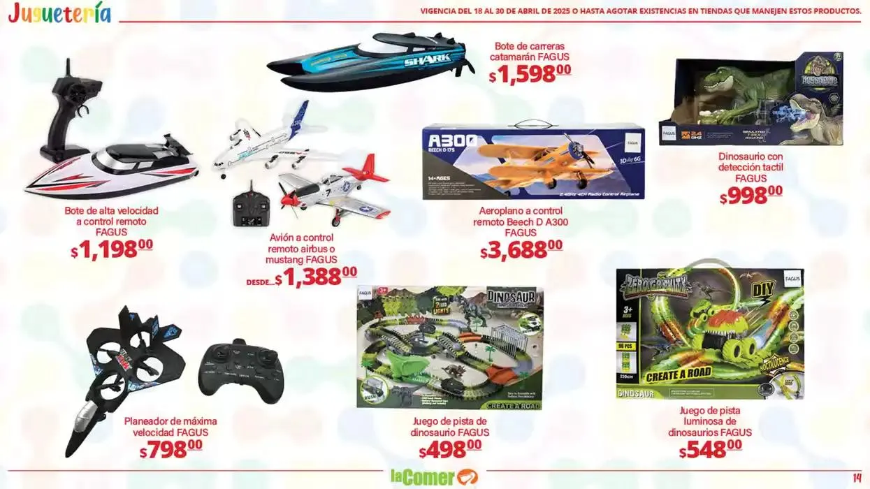 Catálogo de La Comer Dia del Niño 18 de abril al 30 de abril 2025 - Pagina 14