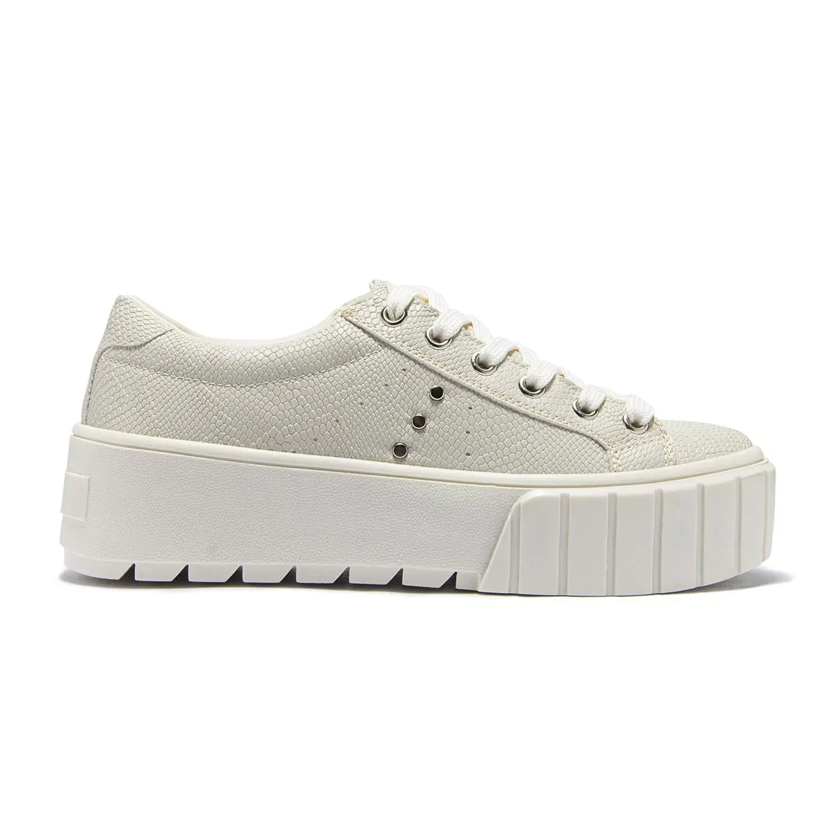 SNEAKER URBANO PLATAFORMA CAPA DE OZONO PARA MUJER ESTILO 634801 LATTE