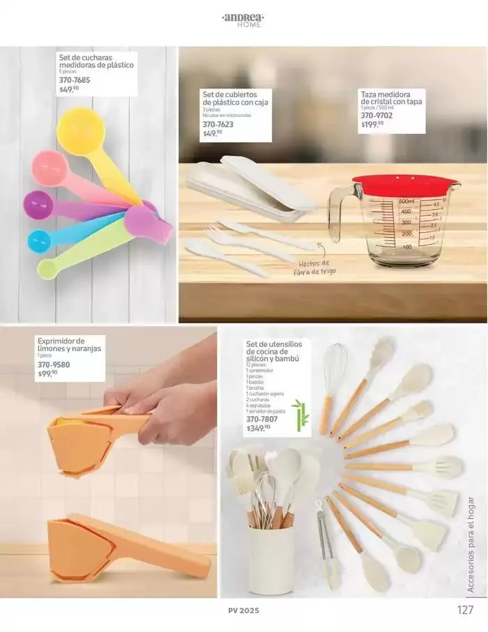 Catálogo de ANDREA | ANDREA HOME 26 de enero al 24 de mayo 2025 - Pagina 127