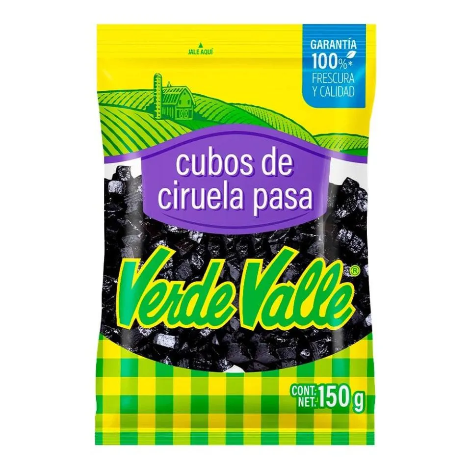 Cubos de ciruela pasa Verde Valle 150 g