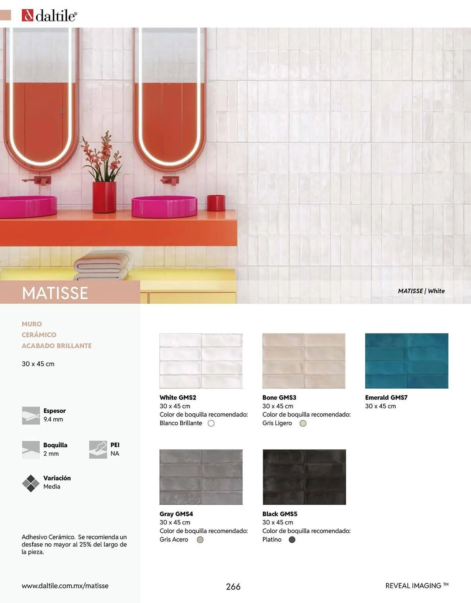 Catálogo de Catálogo Daltile 13 de enero al 31 de diciembre 2026 - Pagina 266