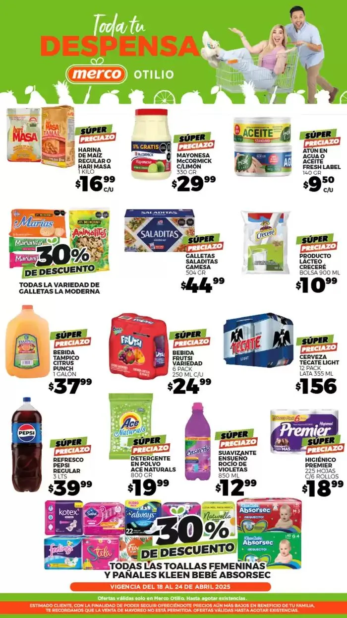 Catálogo de Toda tu despensa 18 de abril al 24 de abril 2025 - Pagina 1