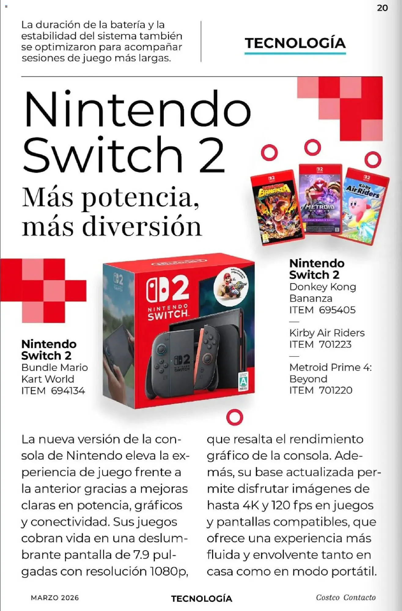 Catálogo de Catálogo Costco 1 de marzo al 1 de abril 2026 - Pagina 20