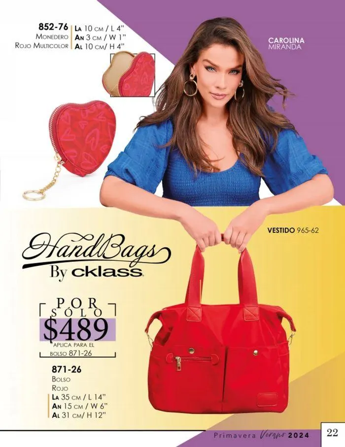 Catálogo de Cklass Handbags 30 de enero al 30 de junio 2024 - Pagina 35