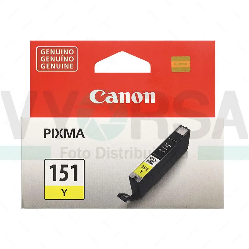 Cartucho de Tinta CANON CLI-151 Y Amarillo