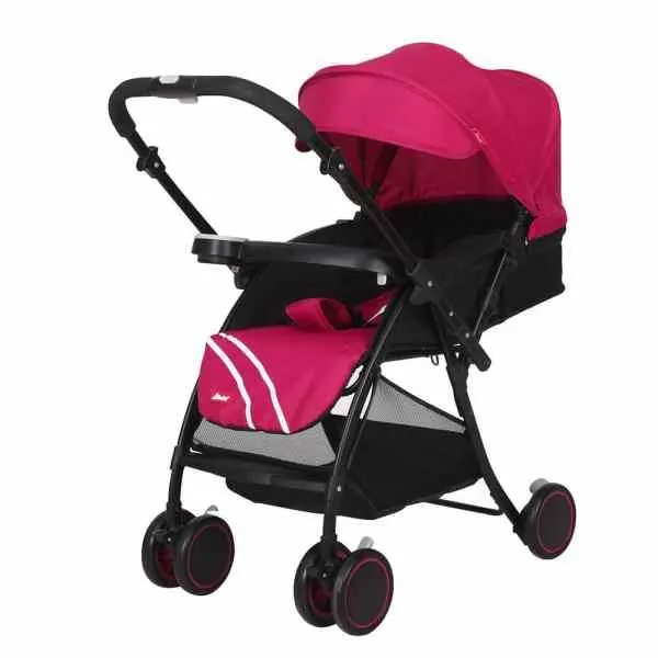 Carriola de mango reversible Lu Baby Rosa
