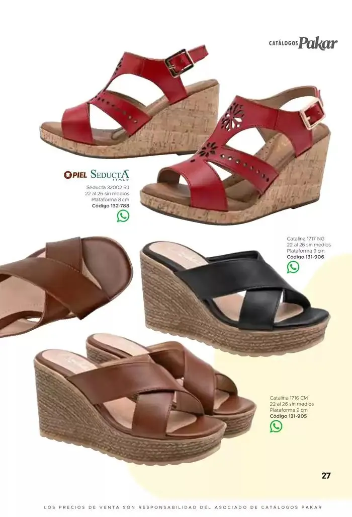 Catálogo de Pakar Sandalia 31 de enero al 31 de mayo 2025 - Pagina 27