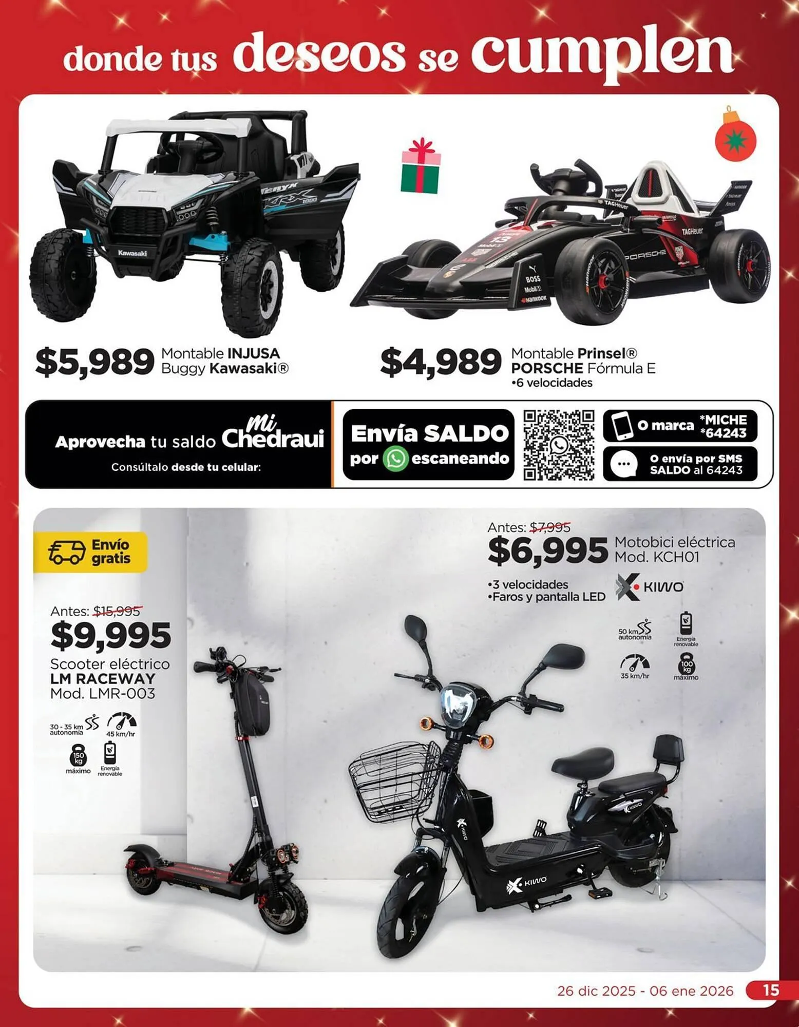 Catálogo de Folleto Chedraui 26 de diciembre al 6 de enero 2026 - Pagina 15