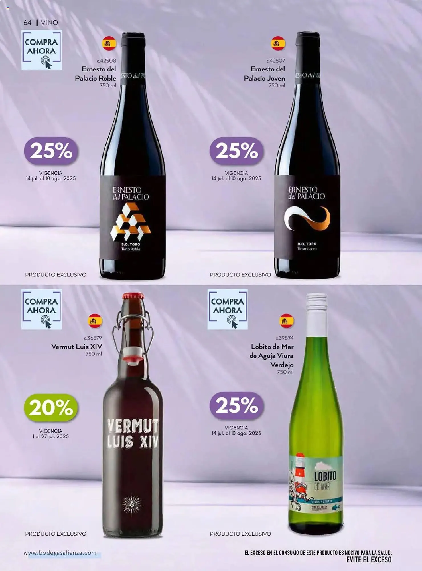 Catálogo de Catálogo Bodegas Alianza 1 de julio al 1 de octubre 2025 - Pagina 66