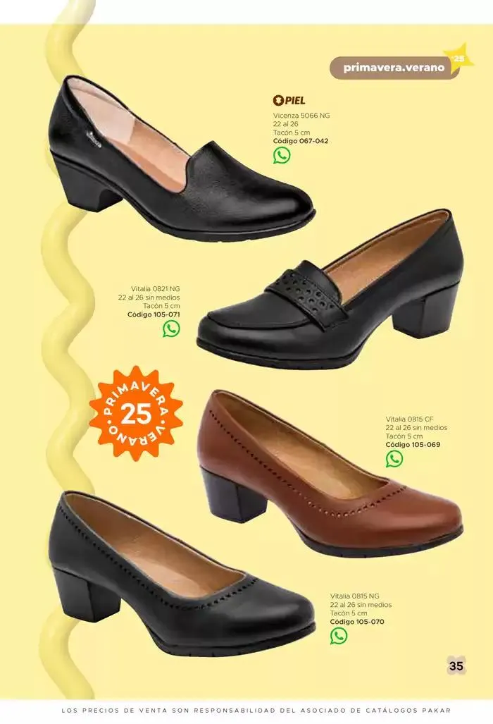 Catálogo de Pakar Mujer 31 de enero al 31 de agosto 2025 - Pagina 35