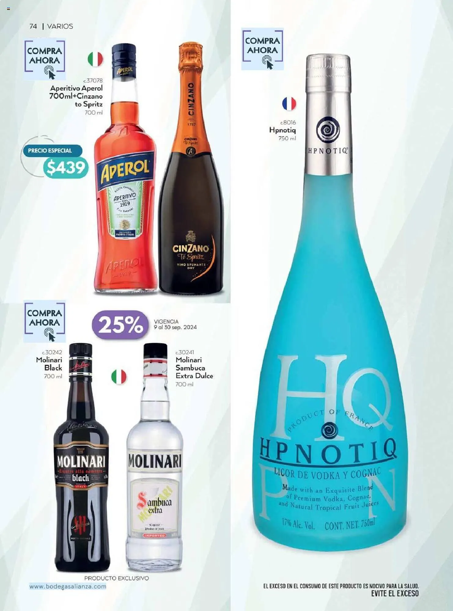 Catálogo de Catálogo Bodegas Alianza 1 de julio al 30 de septiembre 2024 - Pagina 76