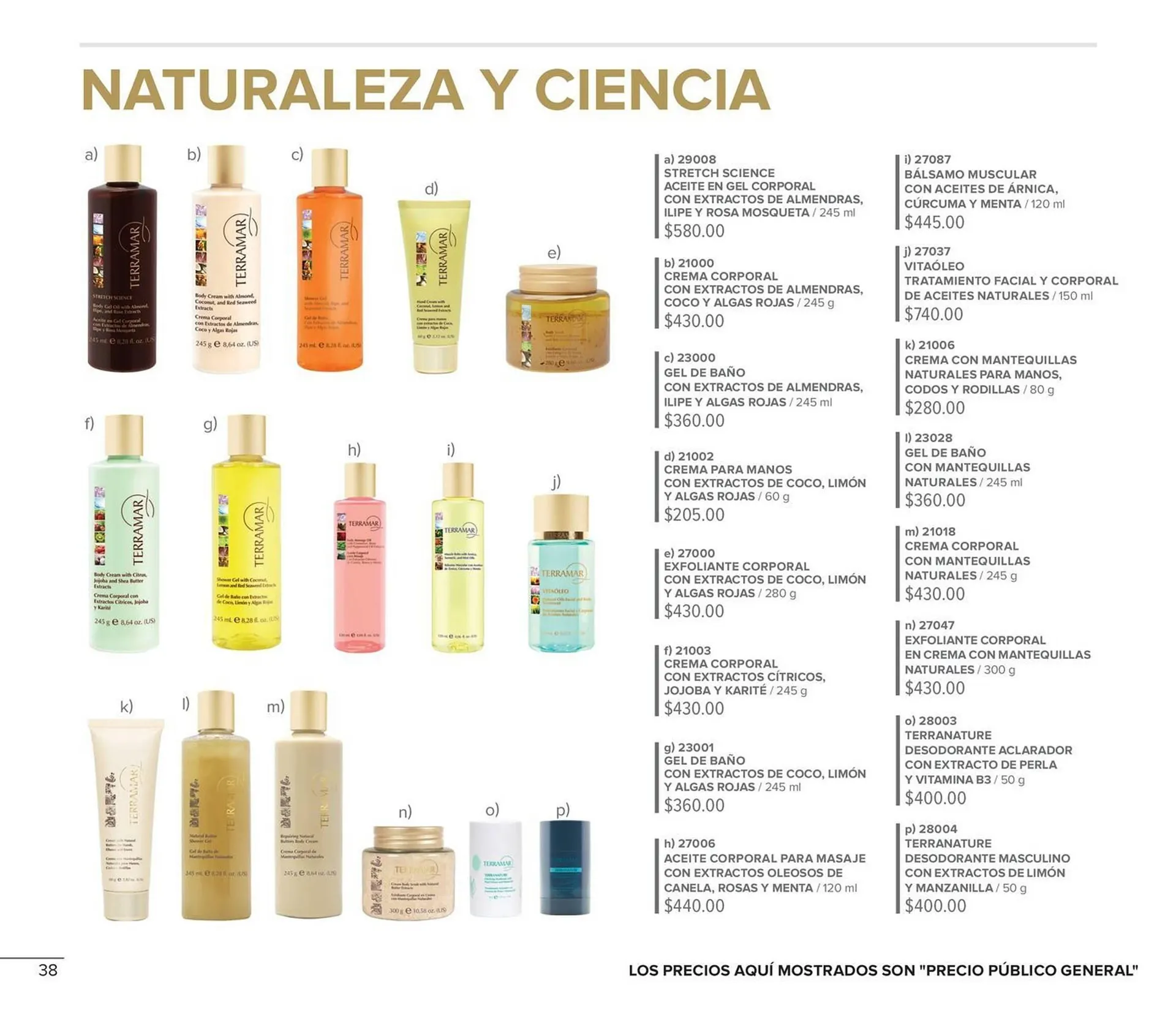 Catálogo de Catálogo Terramar Brands 1 de julio al 31 de julio 2025 - Pagina 38