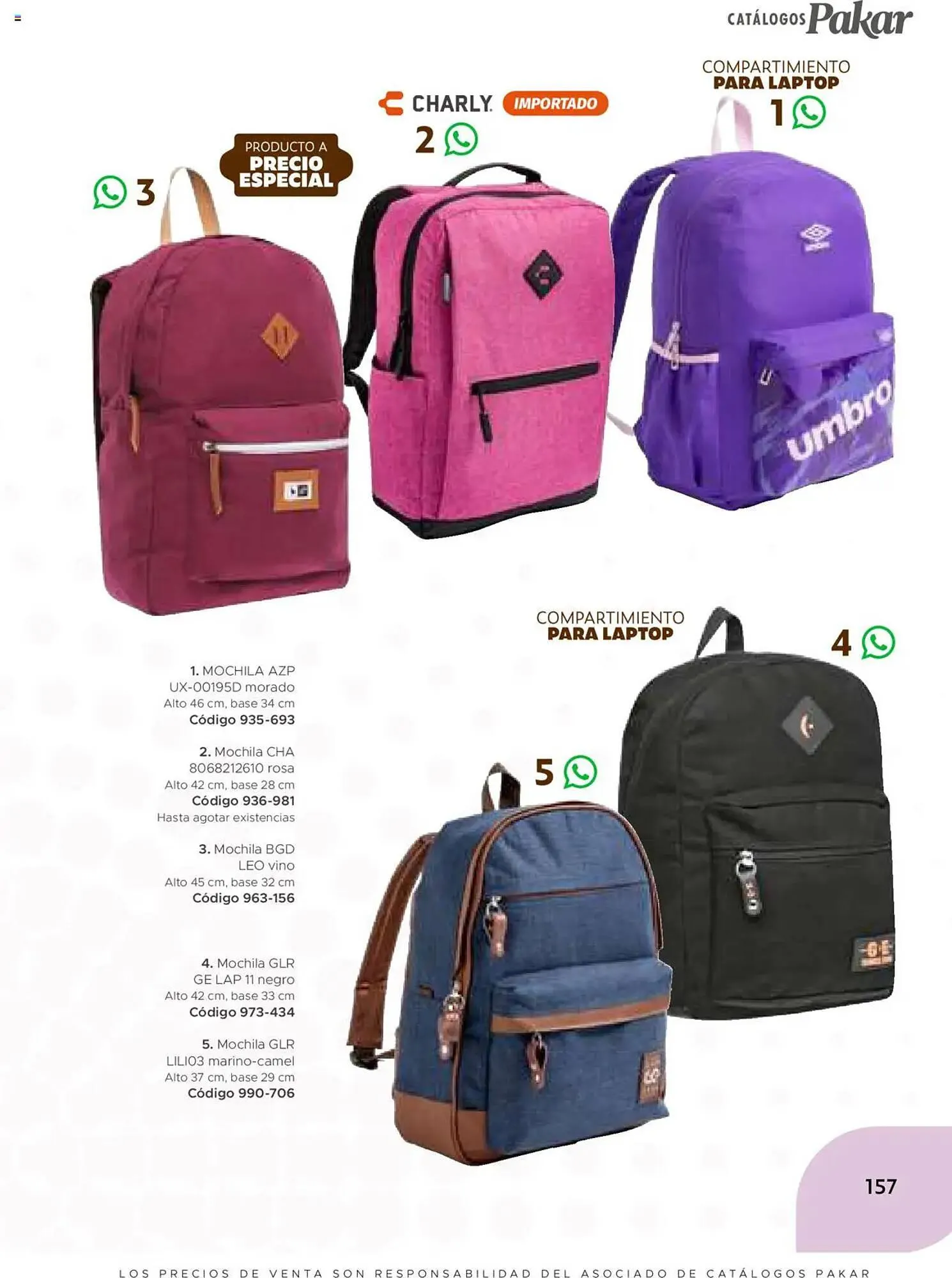 Catálogo de Catálogo SC Pakar 24 de julio al 1 de enero 2026 - Pagina 157