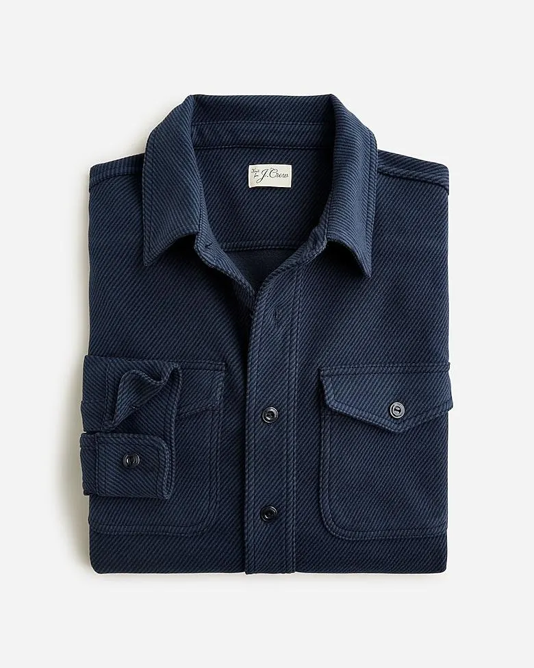 Seaboard soft-knit shirt in plaid