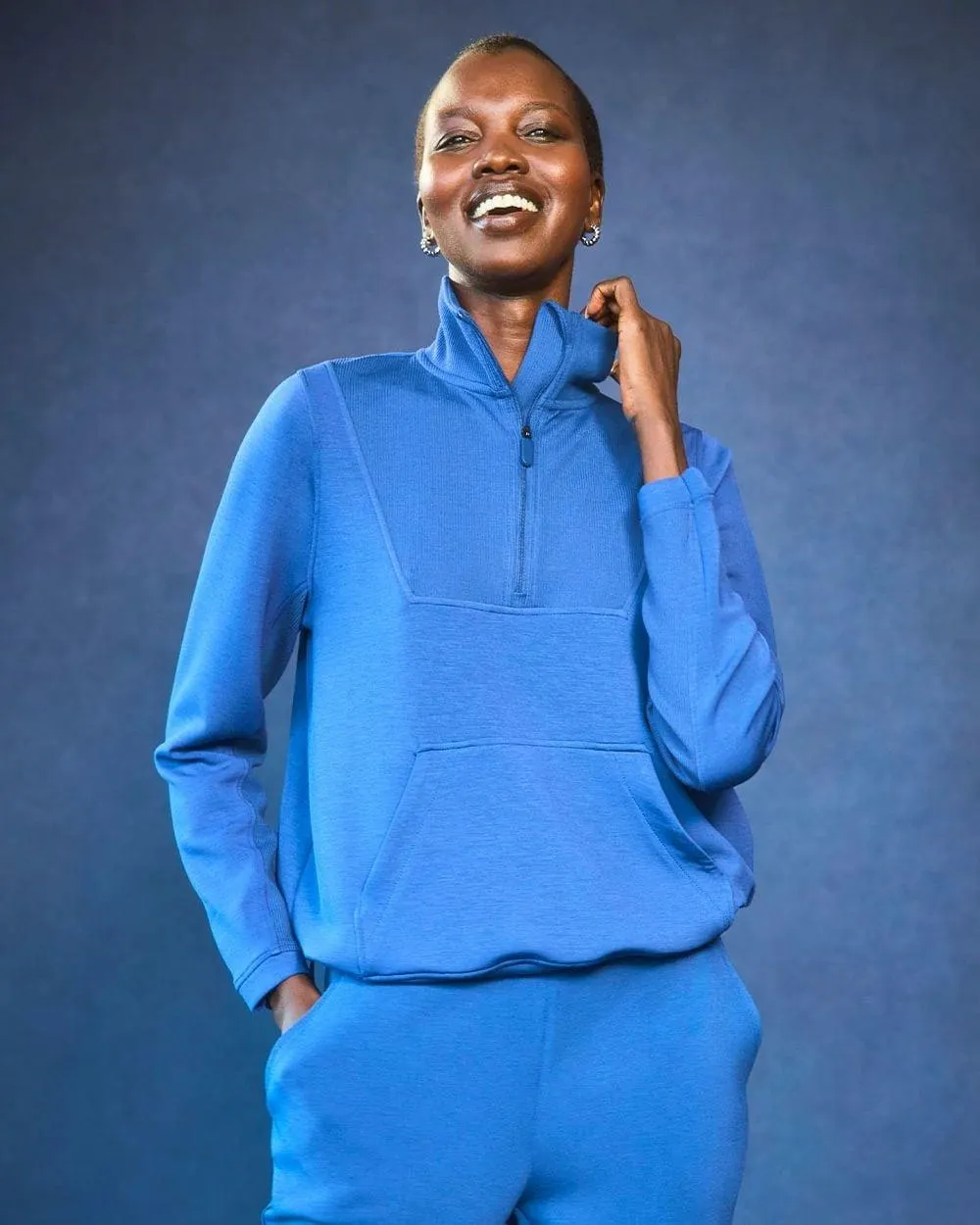 Zenergy ® Scuba Ribbed Sweatshirt