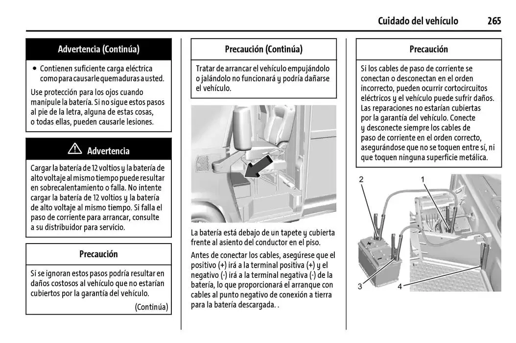 Catálogo de BrightDrop 400 Y BrightDrop 600 Manual del propietario 22 de enero al 31 de diciembre 2025 - Pagina 266