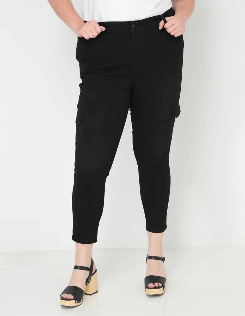 Jeans skinny Weekend Plus corte cintura alta para mujer