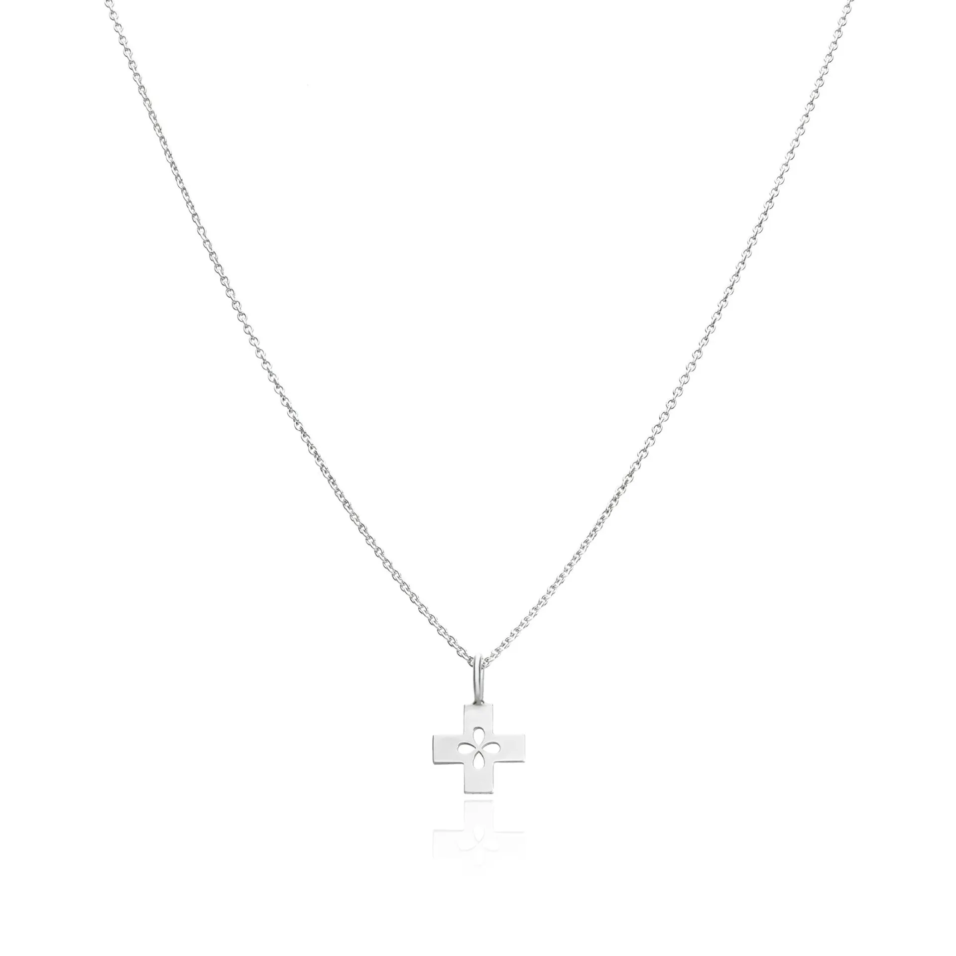 Dije Mujer Plata 925 Religioso Cruz Mini Anamora por Tanya Moss