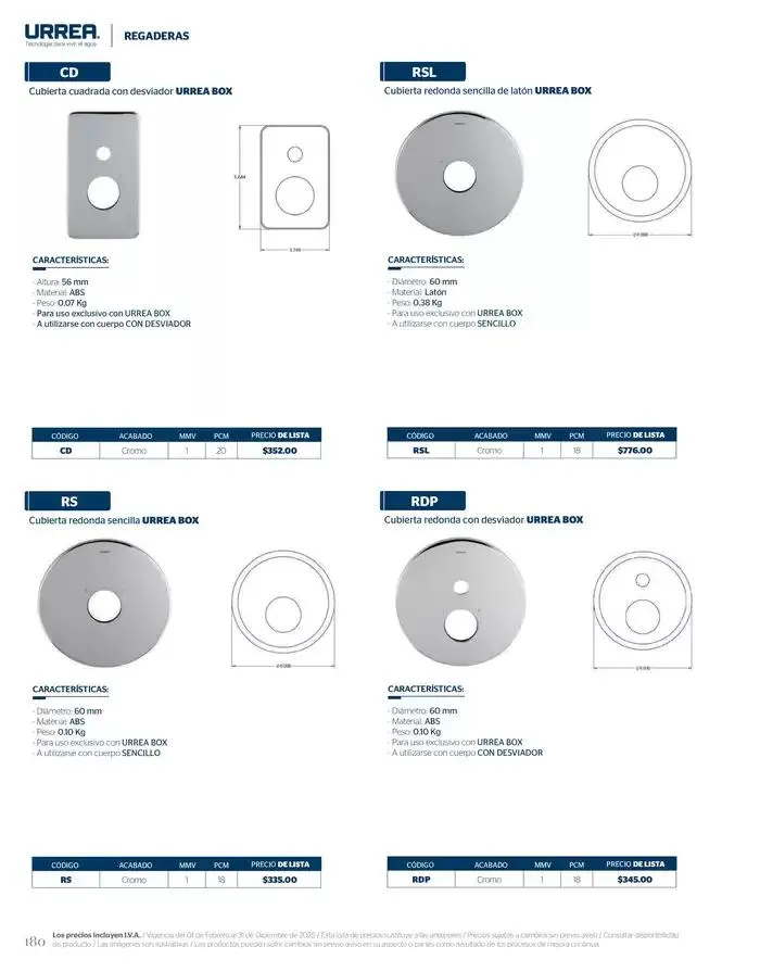 Catálogo de Catálogo Residencial 2025 28 de febrero al 28 de febrero 2026 - Pagina 186