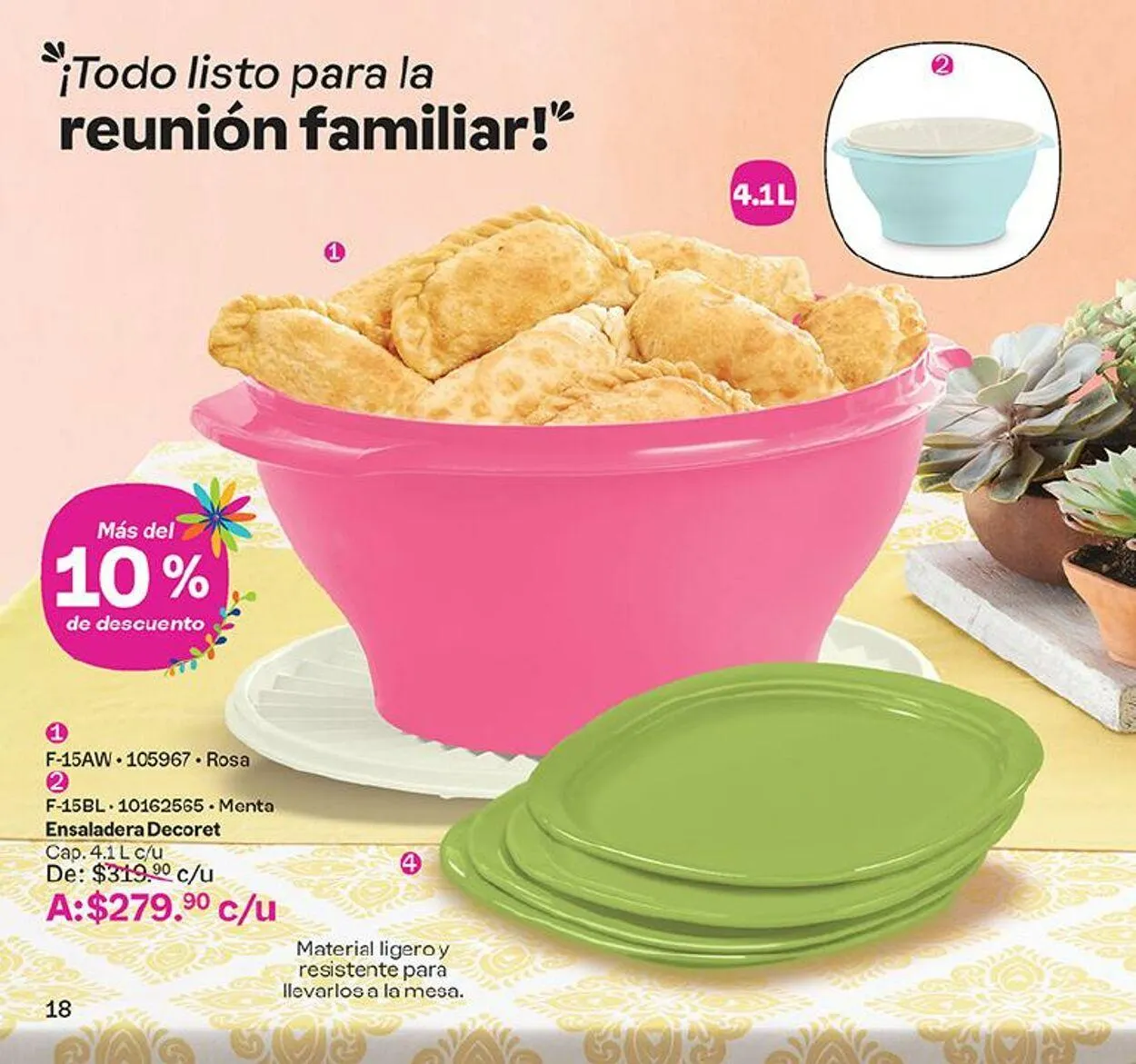 Catálogo de Tupperware 4 de septiembre al 16 de septiembre 2024 - Pagina 18